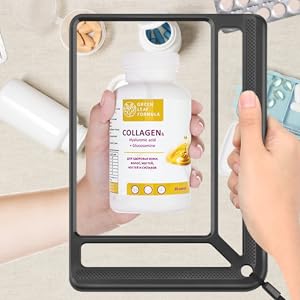5X Full Page Magnifying Glass for Reading - Lightweight Rectangular Magnifier